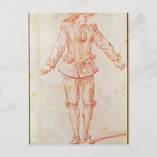 Cartão Postal Dançarina da Ópera de Paris (Frente)