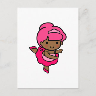 Cartão Postal Dançarina Girl