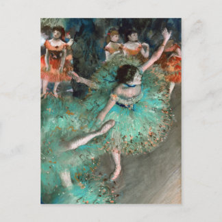 Cartão Postal Dançarina Verde (Danseuse Verte) Edgar Degas