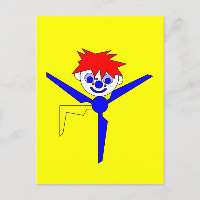 Cartão Postal Dançarino (Frente)