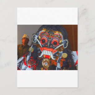 Cartão Postal dançarino balinês