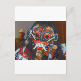 Cartão Postal dançarino balinês