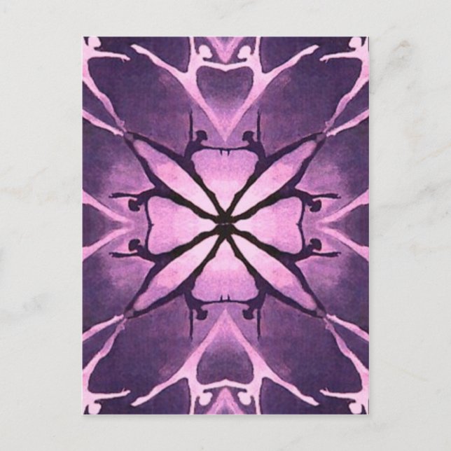 Cartão Postal Dançarino (Violet) (Frente)