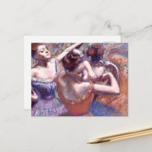 Cartão Postal Dançarinos 1899 Edgar Degas