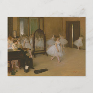Cartão Postal Dançarinos balés da turma de dança Edgar Degas