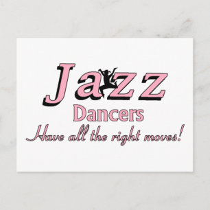Cartão Postal Dançarinos de Jazz têm todos os movimentos certos