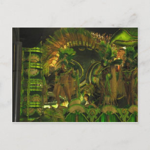 Cartão Postal Dançarinos de samba no Carnaval do Rio
