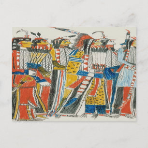 Cartão Postal Dançarinos Nativos Pow Wow