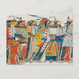 Cartão Postal Dançarinos Nativos Pow Wow