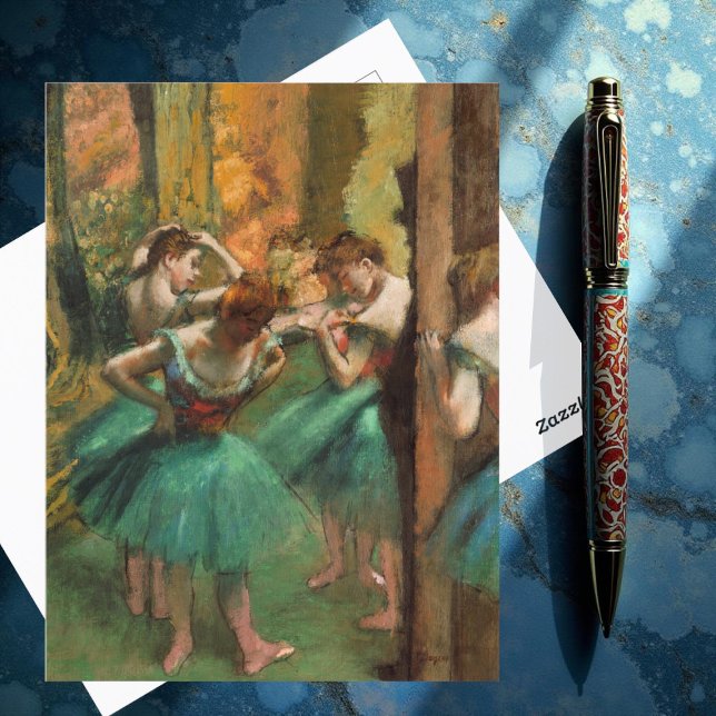 Cartão Postal Dançarinos, rosa e verde por Degas, Arte (Criador carregado)