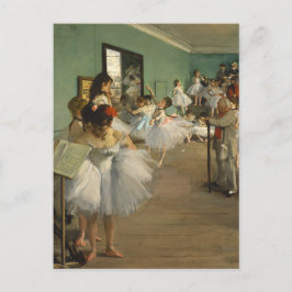 Cartão Postal Dance Class Edgar Degas
