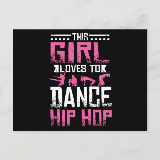 Cartão Postal Dance Hip Hop Girl