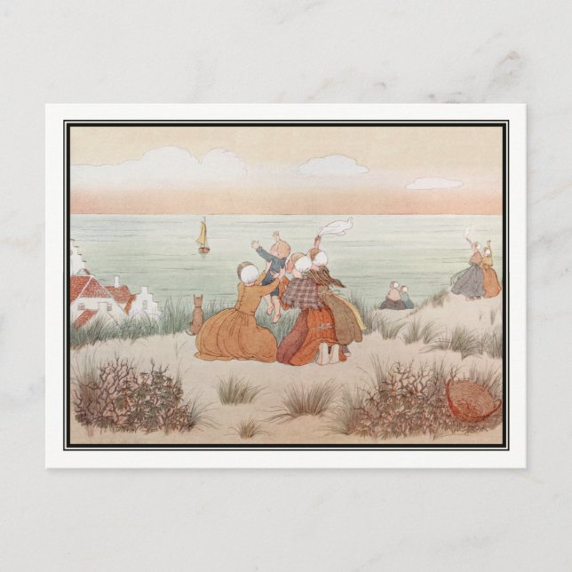 Cartão Postal Dance para o seu Pai por H. Willebeek Le Mair (Frente)