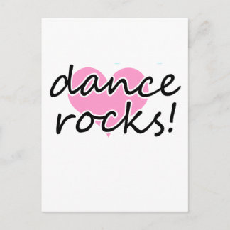 Cartão Postal Dance Rocks!