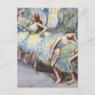 Cartão Postal Dancer Art Dancers, Balé Degas, pintura