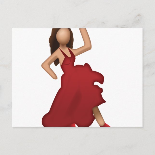 Cartão Postal Dancer - Emoji (Frente)