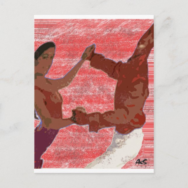 CARTÃO POSTAL DANCERINOS DE SALSA (Frente)