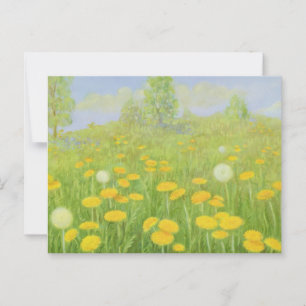 Cartão Postal Dandelion Bonito por Cargill, 1937