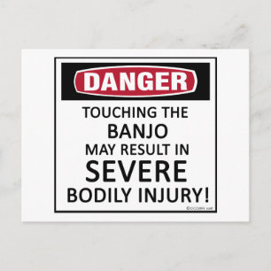 Cartão Postal Danger Banjo
