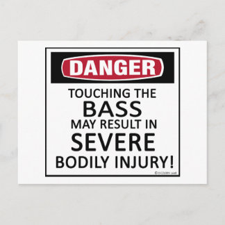 Cartão Postal Danger Bass