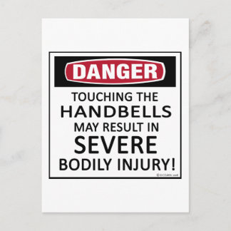 Cartão Postal Danger Handbells