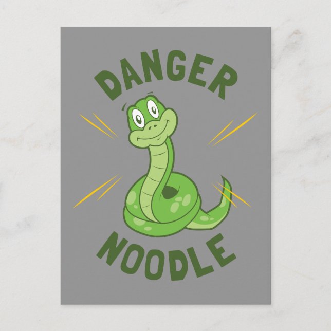 Cartão Postal Danger Noodle (Frente)