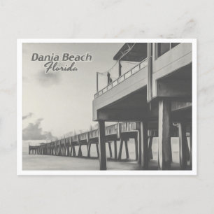 CARTÃO POSTAL DANIA BEACH FLORIDA
