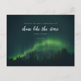 Cartão Postal Daniel 12:3 - Brilhante como as estrelas