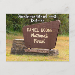 Cartão Postal Daniel Boone National Forest Kentucky