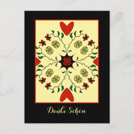 Cartão postal Danke schön