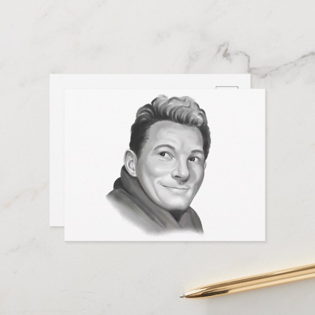 Cartão Postal Danny Kaye (Frente/Verso In Situ)