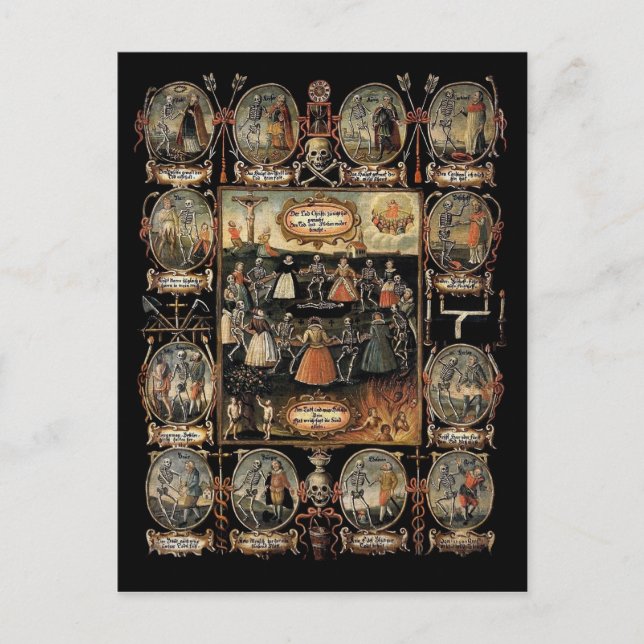 Cartão Postal Danse Macabre (Frente)