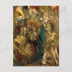 Cartão Postal Danseuse au café (Dançarina em um Café) por Metzin