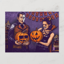 Cartão postal Dante e Aria Halloween