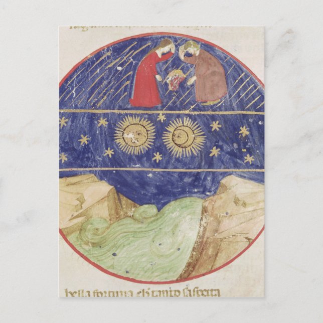 Cartão Postal Dante e Beatrice (Frente)