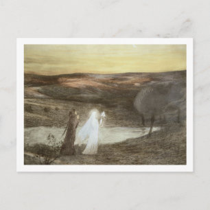 Cartão Postal Dante e Beatrice, de "L'Estampe Moderne", publ