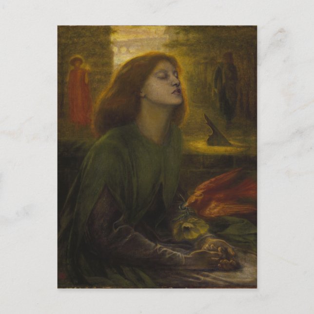 Cartão Postal Dante Gabriel Rossetti Art (Frente)