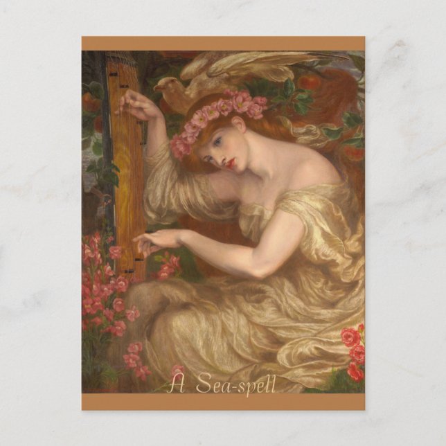 Cartão Postal Dante Gabriel Rossetti, Uma ortografia marítima, 1 (Frente)
