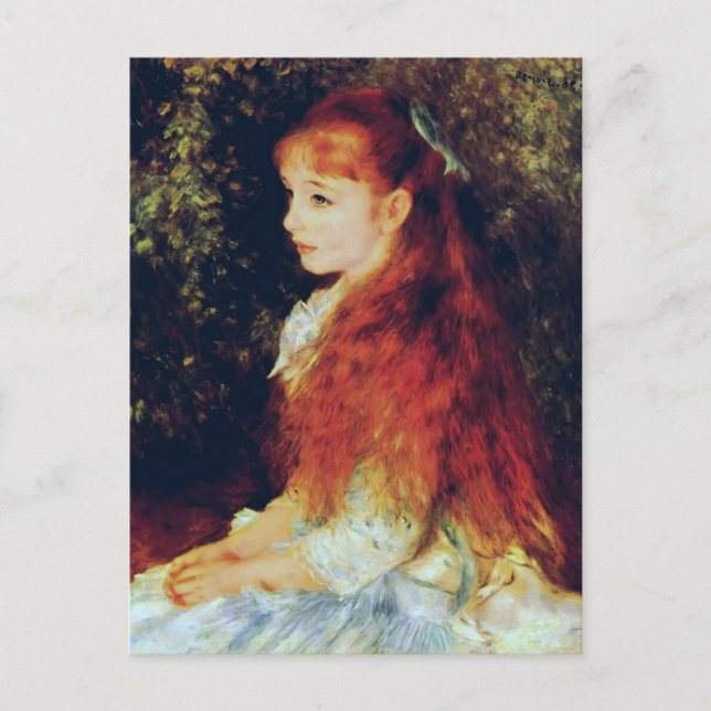 Cartão Postal d'Anvers do Mlle Irene Cahen de Pierre-Auguste (Frente)