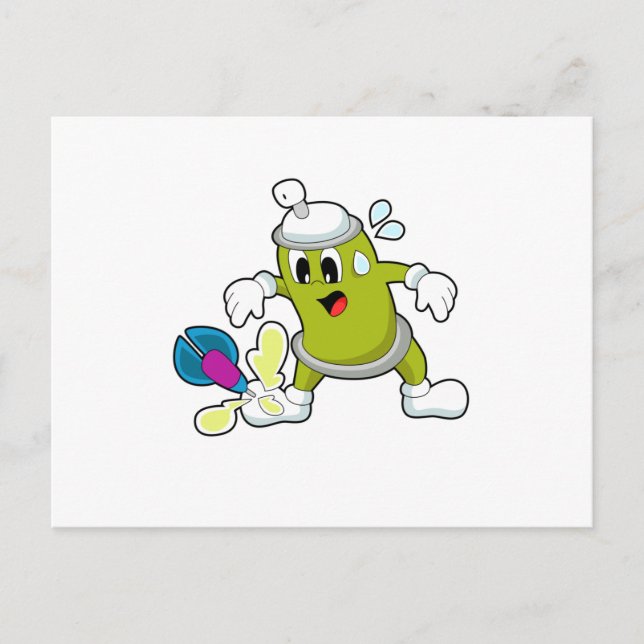 Cartão Postal Dardos de spray de gelo Dardo (Frente)