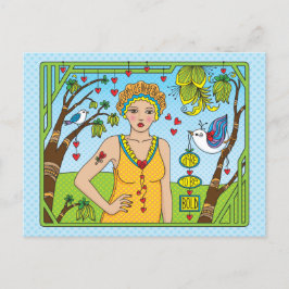Cartão Postal Dare To Bold_ Postcard