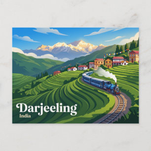 Cartão Postal Darjeeling Índia