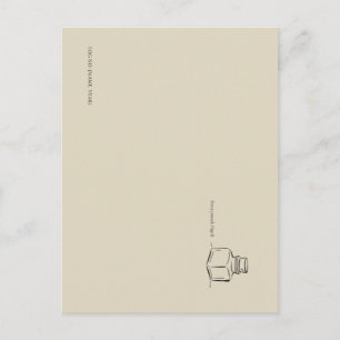 Cartão Postal Dark Academia – tinteiro Arte   Livro de Presente 