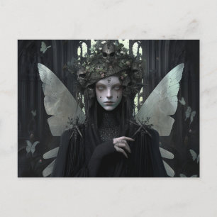 Cartão Postal Dark Fairy Fantasy Art