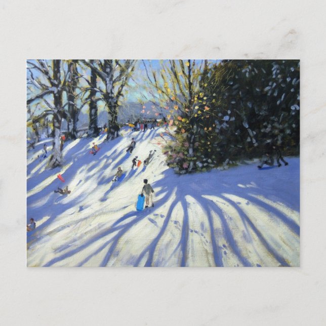 Cartão Postal Darley Park, neve precoce (Frente)