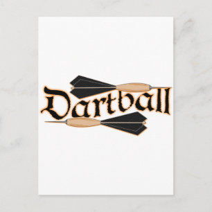 Cartão Postal Dartball Darts