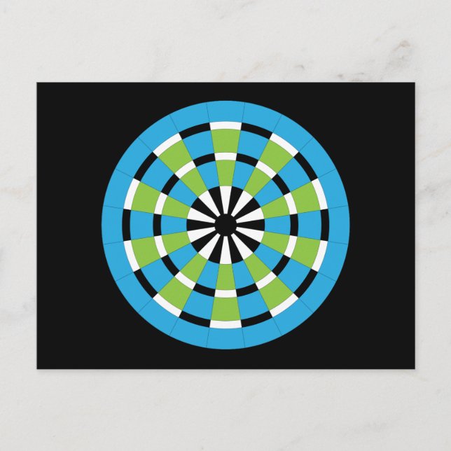 Cartão Postal Dartboard Mod (Frente)