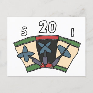 Cartão Postal Darts 180