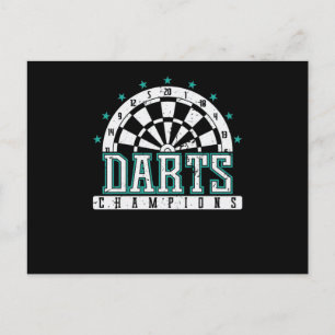 Cartão Postal Darts Champion