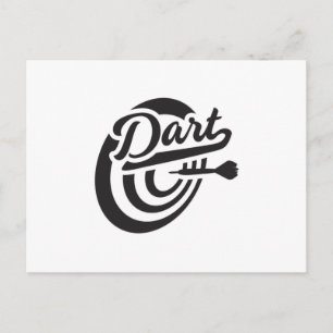 Cartão Postal Darts Dart 180 Dartboard Bullseye Arrow Idea